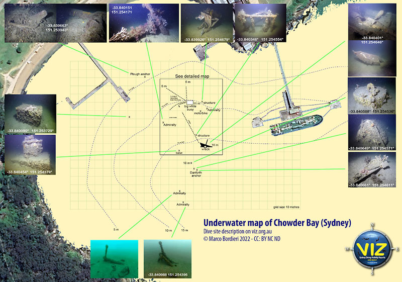 Map for Chowder Bay / Clifton Gardens