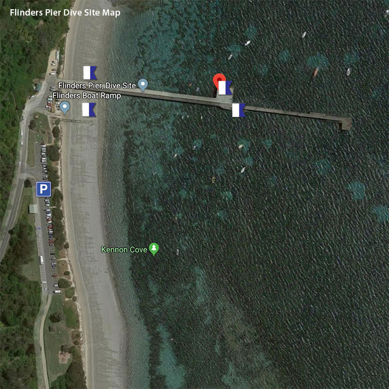 Map for Flinders Pier