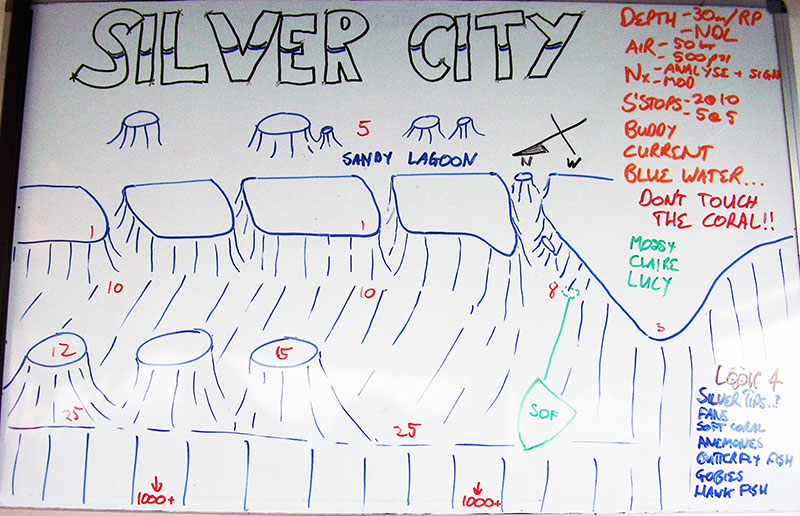 Map for Osprey Reef - Silver City