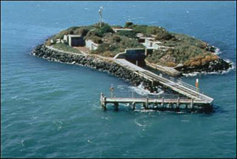 Map for South Channel Fort