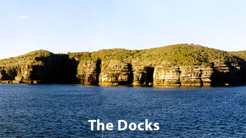 Map for The Docks Area