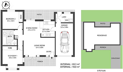 5/58 Elizabeth Street, Moss Vale, Site Plan 5/58 Elizabeth Street, Moss Vale, Site Plan