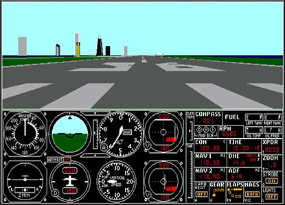 Microsoft Flight Simulator screen Microsoft Flight Simulator screen