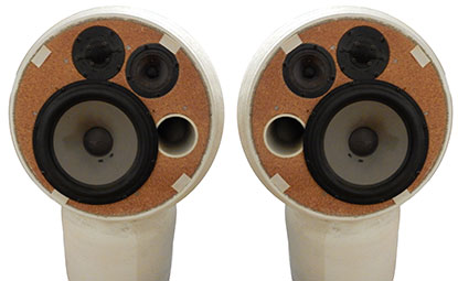 Audiosphere 3-way concrete loudspearkers Audiosphere 3-way concrete loudspearkers