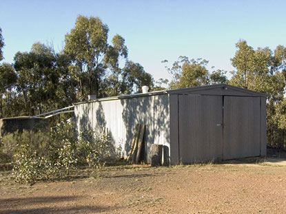 My first Men's Shed at "Raydon", Glenaroua