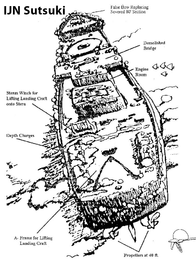 Map for IJN Sutsuki - Patrol Boat 34 Map for IJN Sutsuki - Patrol Boat 34
