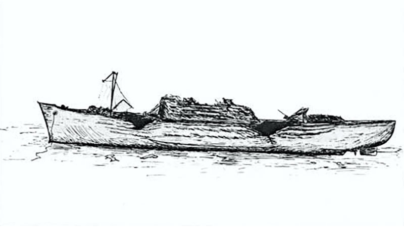 Map for USS Carlisle (APA-69)