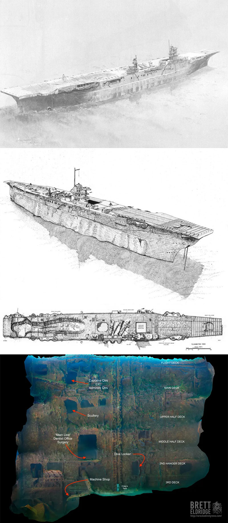 Map for USS Saratoga (CV-3) Map for USS Saratoga (CV-3)
