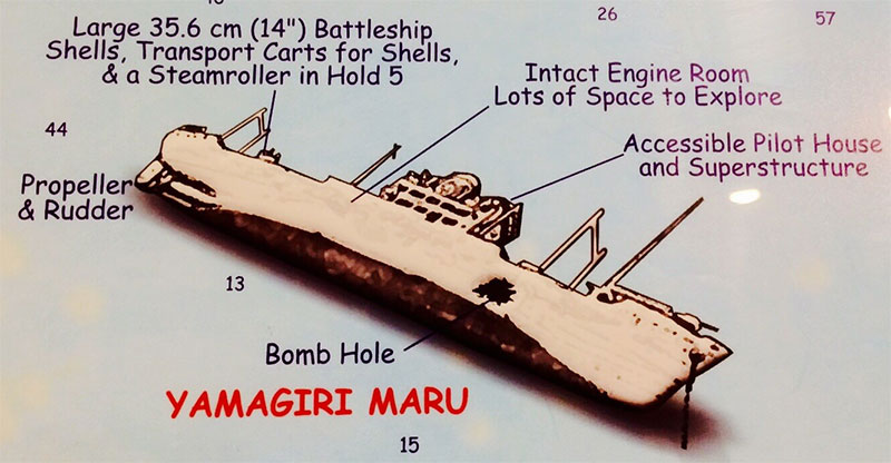 Map for Yamagiri Maru
