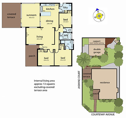 35 Coutenay Avenue, Cranbourne North, Floorplan