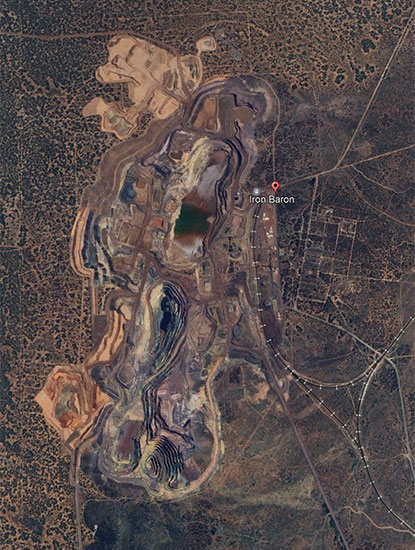 Iron Baron mine, South Australia Iron Baron mine, South Australia