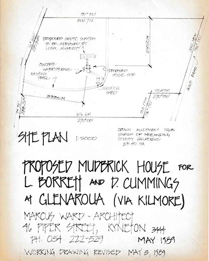 Raydon Mudbrick House Site Plan