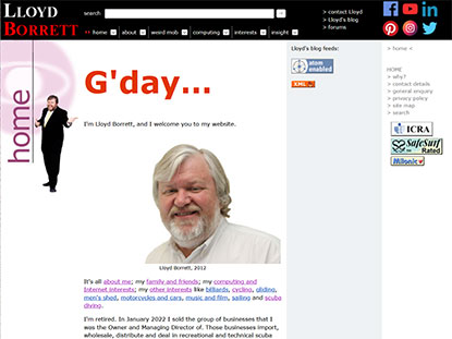 Lloyd's Website Lloyd's Website