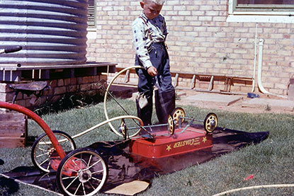 Lloyd Borrett washing trike and cart