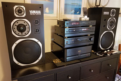 Lloyd's bedroom Hi-Fi system Lloyd's bedroom Hi-Fi system